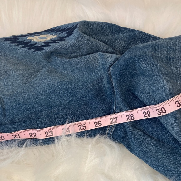 NWT Chaps Blue Jeans/Embroidered/Slimming Fit/Slim Leg - Picture 16 of 16